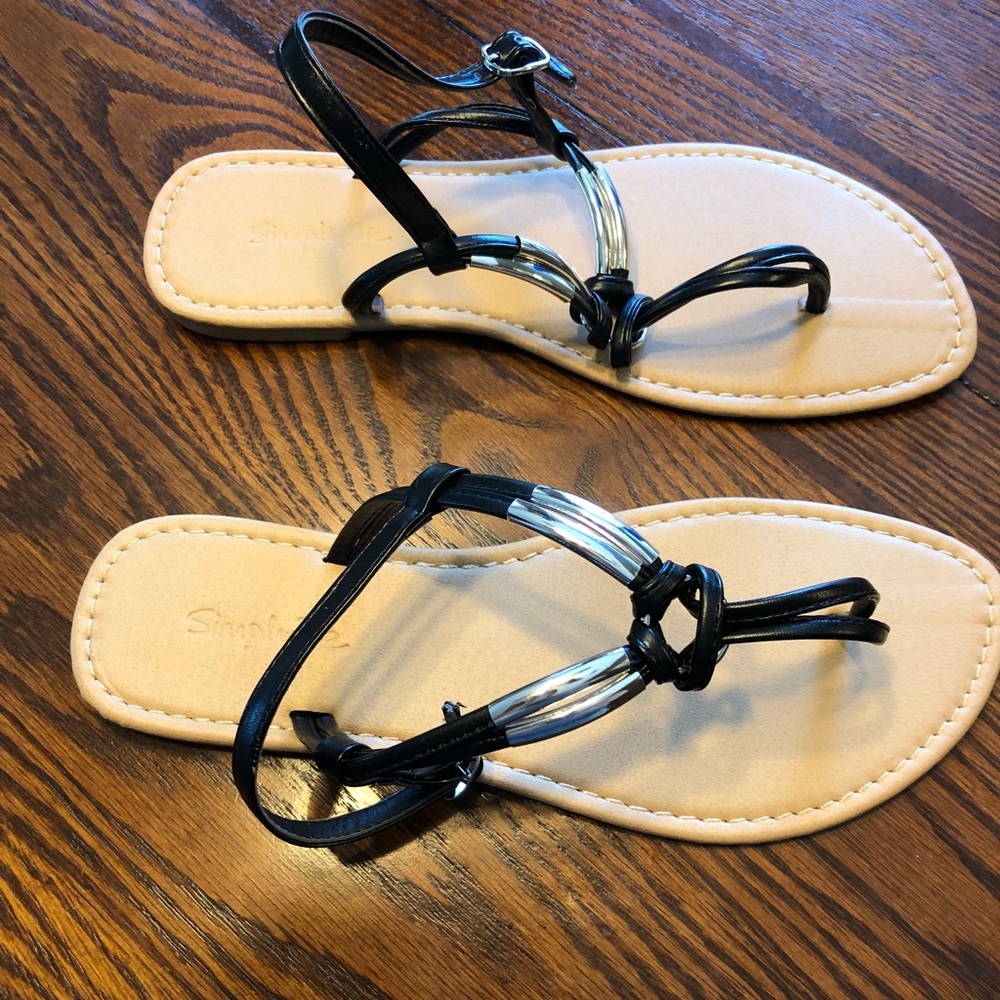 Black sandals